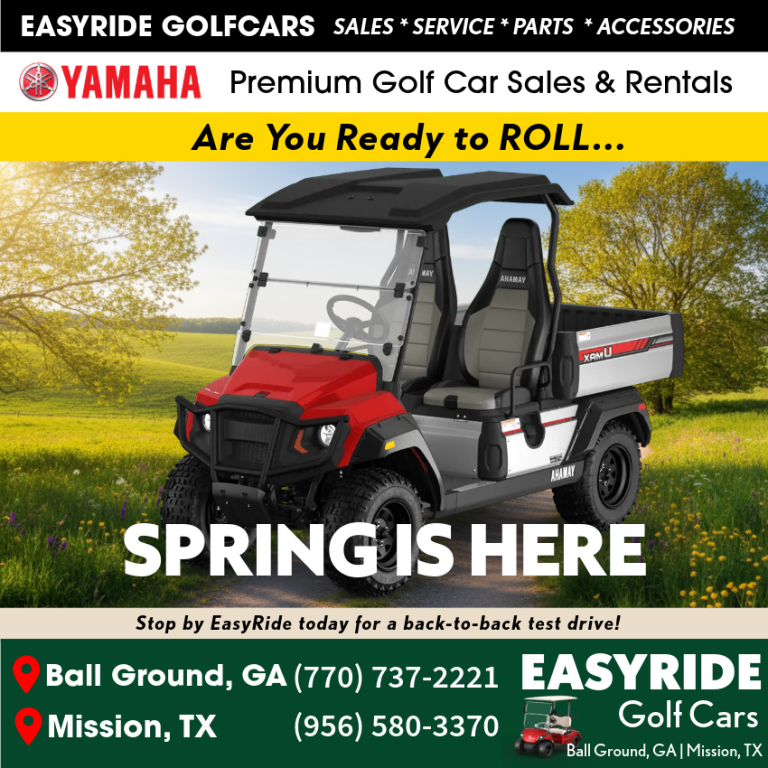 Spring Has Sprung! Is Your Golf Car Ready for Adventure in Ball Ground or Mission?
