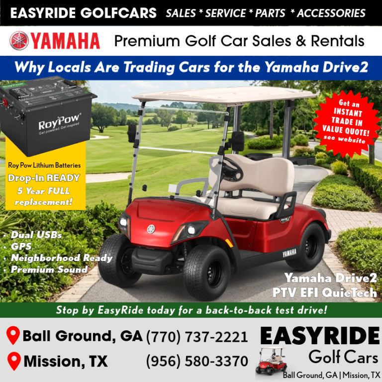 Beyond the Fairway: Why Ball Ground & Mission Residents Are Trading Their Cars for the 2026 Yamaha Drive2